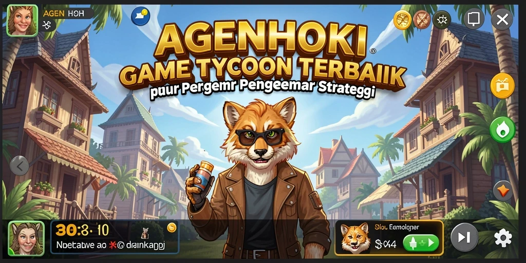 Tampilan gameplay AGENHOKI yang menarik dan menantang.