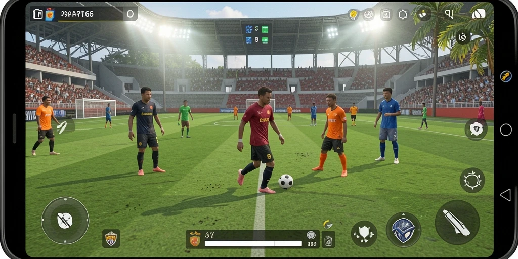 Tampilan antarmuka gameplay API66 yang memukau dan dinamis.
