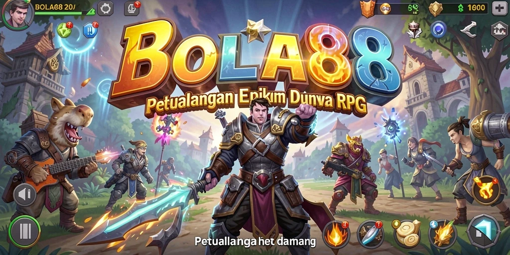 Menampilkan gameplay RPG mendebarkan di BOLA88