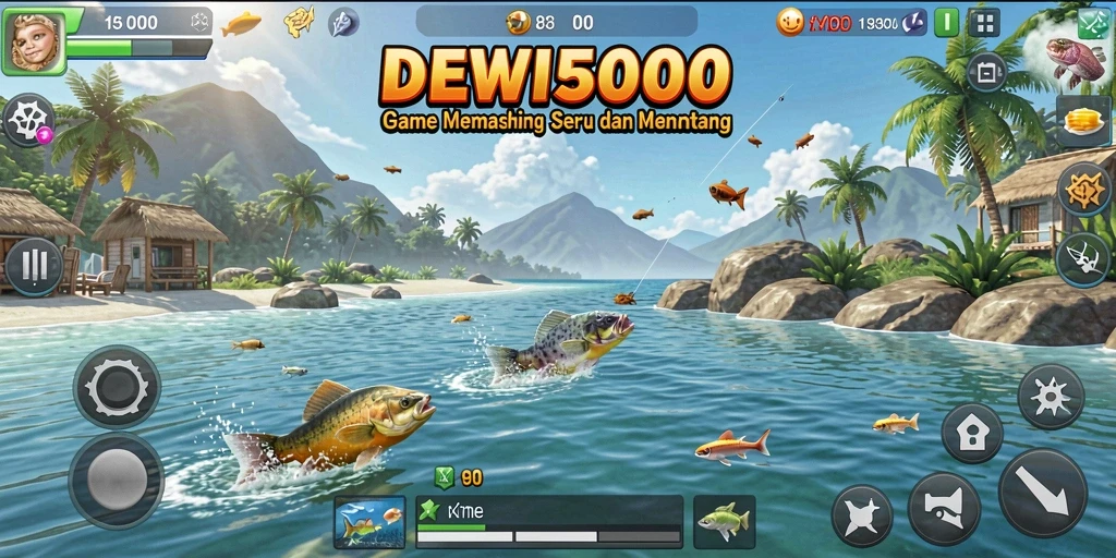 Tangkapan besar dan suasana memancing yang menakjubkan di DEWI5000.
