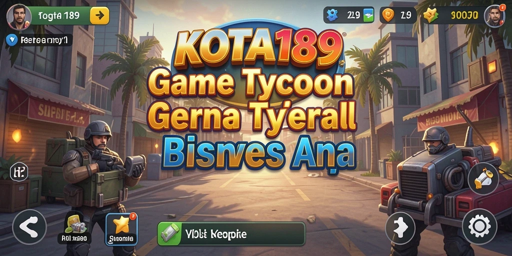 Screenshot gameplay KOTA189 menampilkan keseruan membangun kota Tycoon.