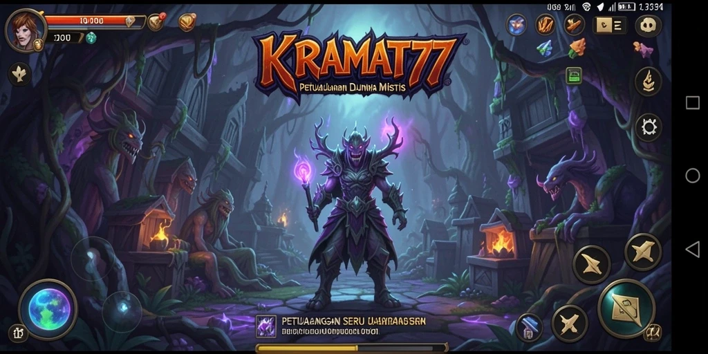 Tampilan gameplay KRAMAT77 yang memukau dan mendebarkan.