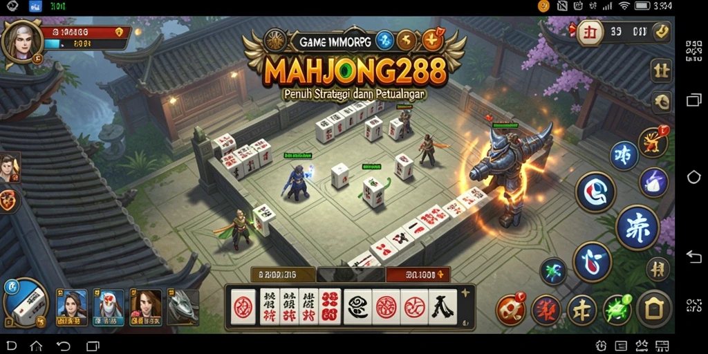 Tangkapan layar dari gameplay seru MAHJONG288 dalam dunia MMORPG.
