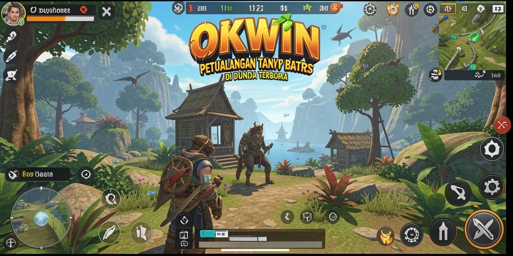 Gameplay dinamis dalam dunia terbuka yang luas dan menakjubkan.