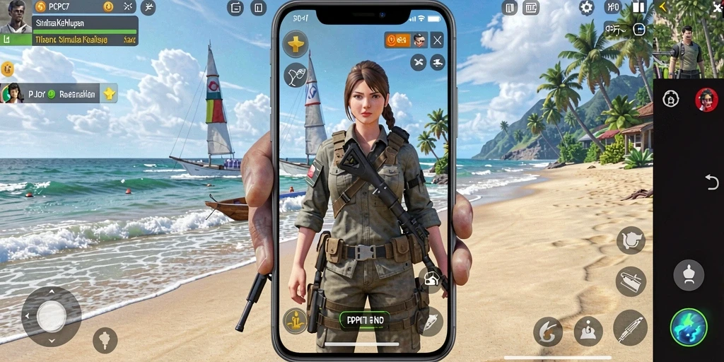 Screenshot utama PCPC7 menampilkan gameplay simulasi kehidupan yang menarik.