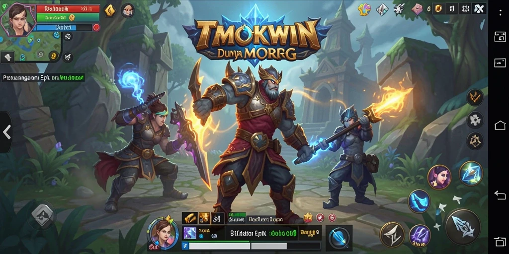 Gameplay epik dan petualangan seru dalam TMOKWIN.