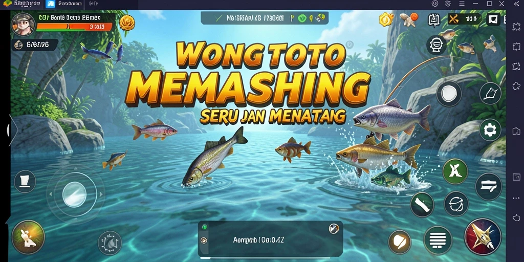 Gameplay seru menangkap ikan di WONGTOTO.