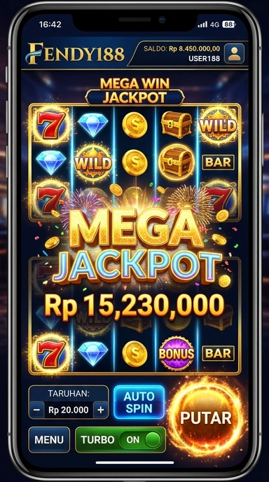 Tampilan utama aplikasi fendy188 dengan pilihan kategori yang mudah diakses.